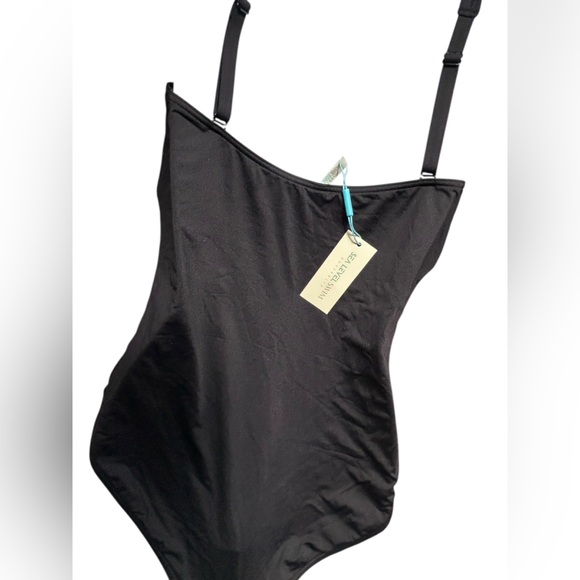 SEA LEVEL SWIM AUSTRALIA eco essentials square neck underwire one piece swimsuit - Picture 9 of 12